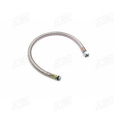 Шланг гальмівний ЗІЛ 130 (PTFE нержав. оплетка, L=650 мм, гайка М20х1,5-штуцер К1/4) ПРЕМІУМ