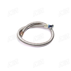 Шланг гальмівний ЗІЛ 131 (PTFE нержав. оплетка, L=800 мм, гайка М20х1,5-штуцер К1/4) ПРЕМІУМ