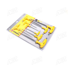 Шестигранні ключі Torx з Т-ручкою, набір з 9 шт.(TOPEX)