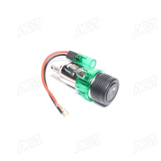 Автомобільний прикурювач 10А, 12/24 V, 120-240W <ДК>
