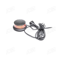 Маяк проблисковий помаранчевий LED, 12 / 24V, 90 * 50mm, 8 режимів, магніт (LITLEDA, JUBANA)