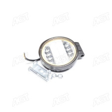 Фара LED кругл. 24W (8*3W), 128*110*40 мм, широкий промінь 12/24V 6000К (Руслан-Комплект)