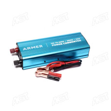Перетворювач напруги 12V-220V/900W/USB/мод.хвиля <ARMER>