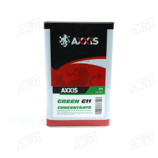 Антифриз <AXXIS> GREEN концентрат G11 (-80C) (Каністра 4л)