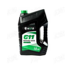 Антифриз GREEN G11 Сoolant Ready-Mix -36°C<AXXIS> (зелений) (Каністра 10)
