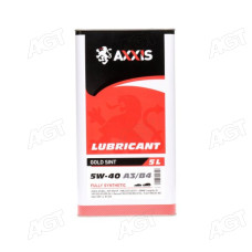 Масло моторн. AXXIS 5W-40 A3/B4 Gold Sint (Каністра 5л)