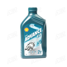 Олива моторна SHELL Shell Advance VSX 2T (Каністра 1л)