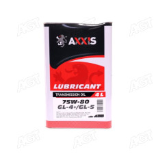 Олива трансміс. AXXIS 75W-80 GL-4 + (Каністра 4 л)