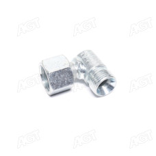 Штуцер кутовий M18 * 1,5-M18 * 1,5 з гайкою S 22 (Агро-Импульс)