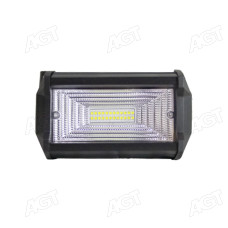 Фара LED прямокутна 72W, 24 лампи, 133х75х63 мм, широкий (розсіяне ближнє світло (потік) промінь (SLON)