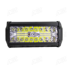 Фара LED прямокутна 120W, 40 ламп, 165x78x65 мм, розсіяний (широкий) промінь (SLON)