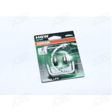 Лампа допоміжн. освітлення H6W 12V 6W BAX9s Ultra Life (Blister 2шт) (вир-во OSRAM)