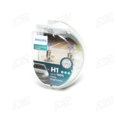 Лампа розжарювання H1 X-tremeVision Pro150 (+150) 12V 55W P14,5s (комплект) (вир-во Philips)