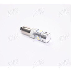 Лампа LED  габарит, панель приладів, 24V T4W (BA9S) 8SMD CANBUS WHITE <TEMPEST>