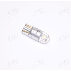 Лампа LED б/ц  габарит,панель приладів, салон 12V T10 (W5W) w2.1x9.5d 2SMD N.P WHITE  <TEMPEST>