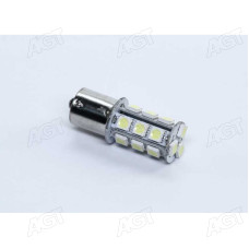 Лампа LED вказівників поворотів і стоп-сигналів (18SMD) BA15S 12V WHITE <TEMPEST>