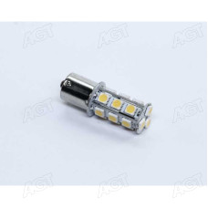 Лампа LED вказівників поворотів і стоп-сигналів S25 (18SMD) BA15S 24V WHITE <TEMPEST>