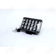 Фара LED дополнительная 12/24V, 15*3W, 168*108*72mm (truck) <Tempest>