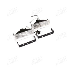 Фари додаткові білі, H3/12V/55W, 128*45mm <ДК>