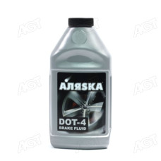 Жидкость тормозная DOT4 АЛЯSКА (серебро) 390г