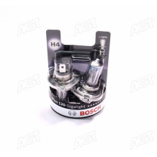 Лампа розжарювання H4 12V 60/55W P43t Plus 120 Gigalight (компл) (вир-во Bosch)
