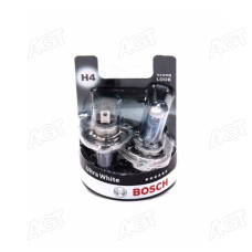 Лампа розжарювання H4 12V 60/55W P43t Ultra White (комплект) (вир-во Bosch)