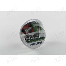 Лампа розжарювання H4 12V 60/55W P43t-38 LongerLife Ecovision 2шт (вир-во Philips)