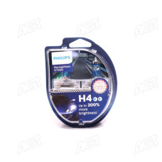 Лампа розжарювання H4 RacingVision GT200 +200 12V 60/55W P43t-38 (комплект) (вир-во Philips)