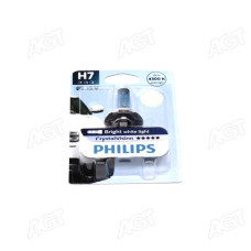 Лампа розжарювання H7 12V 55W PX26d Cristal Vision 1шт blister 4300K (вир-во Philips)