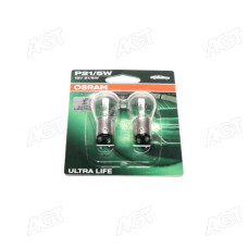 Лампа розжарювання P21/5W12V 21/5W BAY15d Ultra Life (Blister 2шт)(вир-во OSRAM)