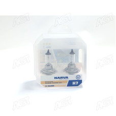 Лампа розжарювання SET H7 12V 55W PX26d RANGE POWER Double Life +50 (к-т 2шт) (вир-во Narva)