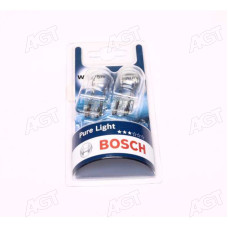 Лампа розжарювання W21/5W 12V W3x16q PURE LIGHT (blister 2шт) (вир-во Bosch)