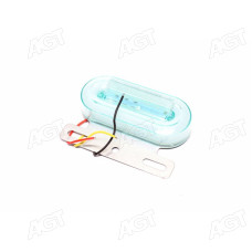 Фонарь габаритный (белый) LED 24V (с поворотником, подсветкой борта) (TEMPEST)