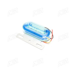 Фонарь габаритный (синий) LED 24V (с поворотником, подсветкой борта) (TEMPEST)