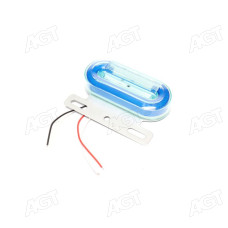 Фонарь габаритный (синий) LED 24V с подсветкой борта (TEMPEST)