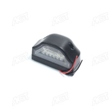 Подсветка номера LED 24V (черная)(в уп. 2шт. цена за 1шт) (TEMPEST)