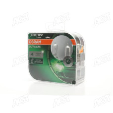 Лампа фарная H11 12V 55W PGJ19-2 ULTRA LIFE (компл.) (производство OSRAM)