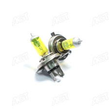 Лампа фарная H4 12V 60/55W P43t 2600К Weather Light желтая (2шт. компл) (пр-во Neolux)