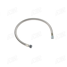 Шланг тормозной КАМАЗ 4310 задний (PTFE нержав. оплетка, L = 820 мм, Г-Г М20х1, 5, еврообжим) ПРЕМИУМ