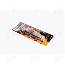 Набір ключів TORX 9 пр., Т10-50, L = 180 мм <ДК>