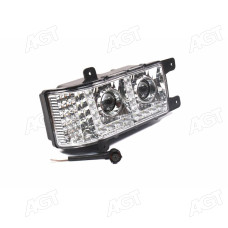 Фара блок КАМАЗ-6520, 6511, 4308 LED с ДХВ правая н/зр <ДК>