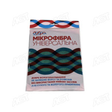 Серветка мікрофібра універсальна 1шт, 30*30см, ДОБРА ГОСПОДАРОЧКА