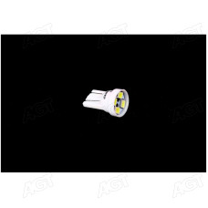 Лампа LED б/ц габарит и панель приборів T10-4SMD W2.1x9.5d 12V WHITE<TEMPEST>