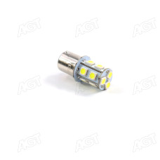 Лампа LED вказівників поворотів і стоп-сигналів (13SMD) BA15S 12V WHITE <TEMPEST>