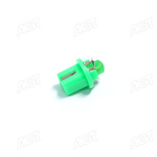 ЛАМПА LED панель приладів, підсвічування кнопок T5B8,5d-02 (1SMD) W1.2W B8.5d 12V зелена <TEMPEST>