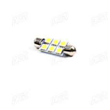 Лампа LED Софітні C5W 12V T11x39-S8.5 (6SMD, розмір 5050) білий <TEMPEST>