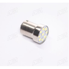 Лампа LED покажчиків поворотів і стоп-сигналів 24V R5W BA15S 9SMD WHITE <TEMPEST>