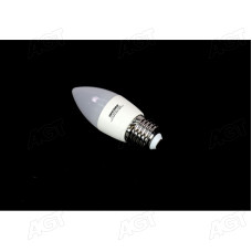 Світлодіодна лампа C37, 5W,4100k, 400lm, E27,220V <DECARO>