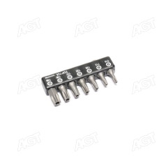 Набір біт 1/4 7од. (Torx: T10-T40 з отвором) TOPTUL GAAV0703(TOPTUL)