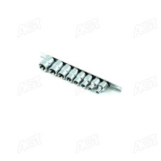 Набір головок TORX 3/8 E8-E20 8од. (зірка Давида) GAAG0802 (TOPTUL)